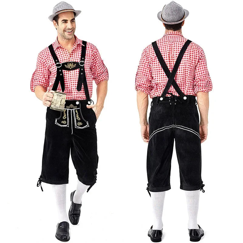 Men Bavarian Beer Male Costume German Oktoberfest