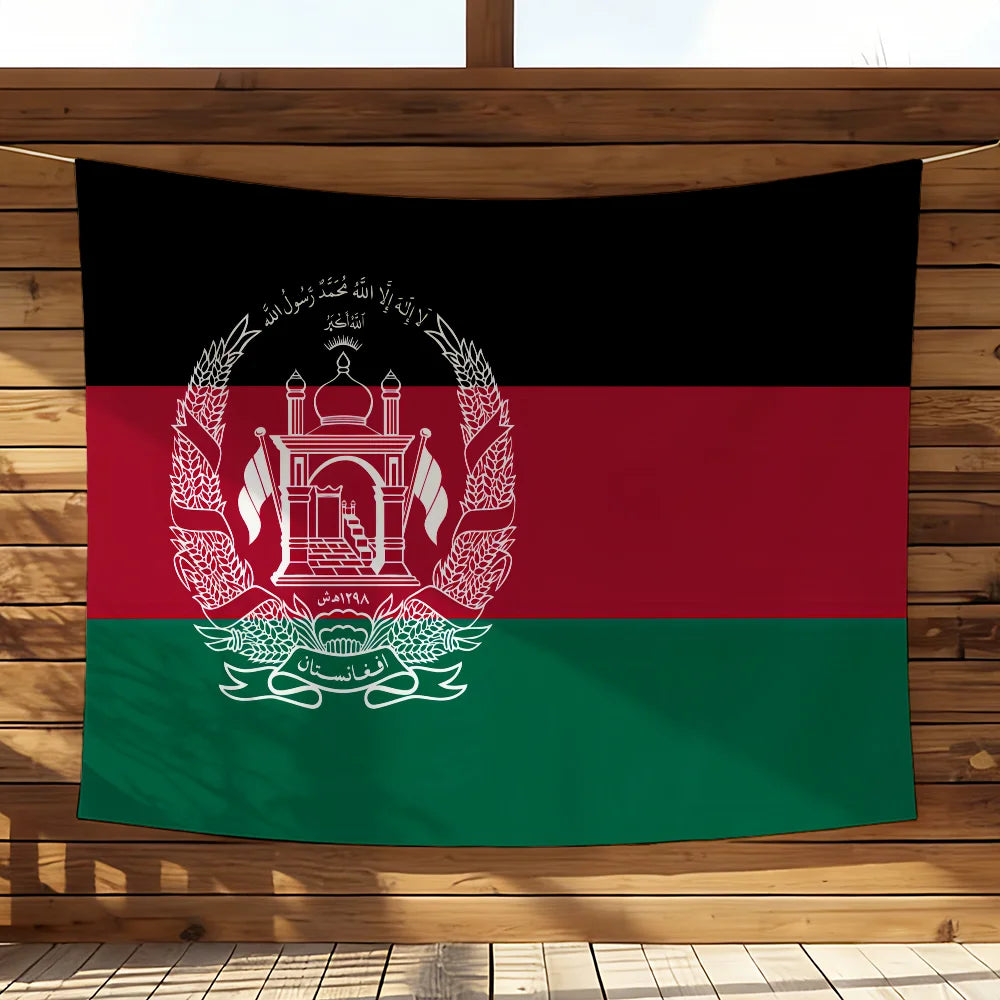 علم أفغانستان الوطني مناسب لتزيين الجدران الداخلية الخارجية للحفلات والنوادي، لافتة وهدية للمعجبين