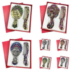 Creative Retro Peacock Open Screen Handheld Mirror