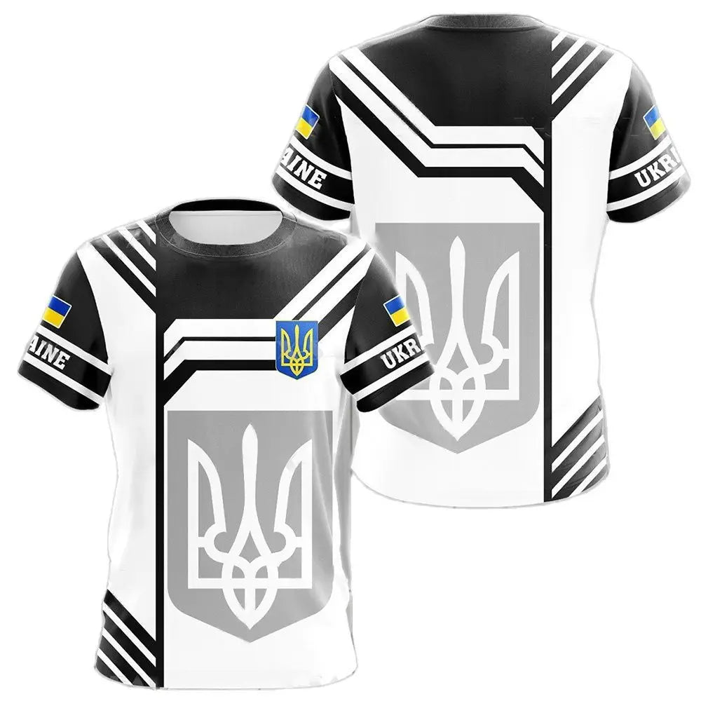 Ukraine Flag Camo Printed 3D