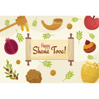 Happy Rosh Hashanah Photography Background