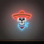 Devil Skull Neon Sign