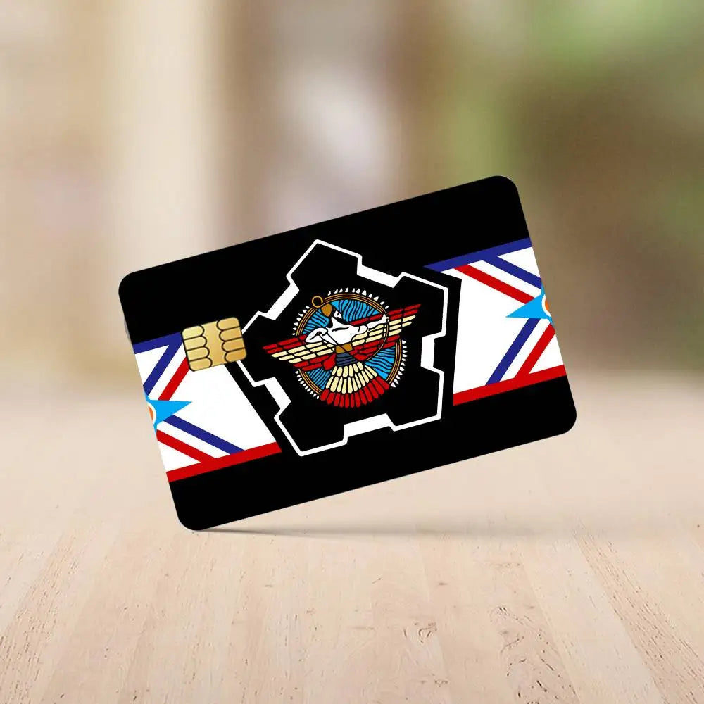 Flag Assyrian Credit Card Stickers