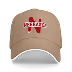 Nebraska Cornhuskers Black Baseball Cap