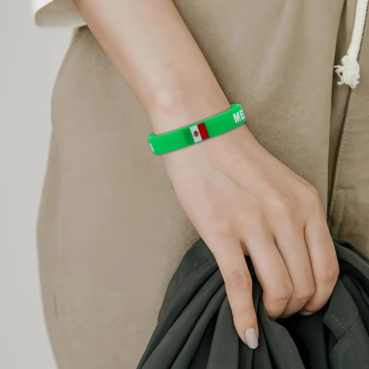Mexico Flag Bracelets