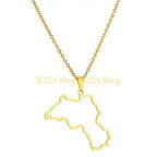 Unique Kurdistan Map Necklace