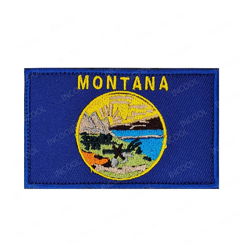 Embroidered Patches United States - State Flags