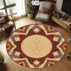 Geometric Woven Rug