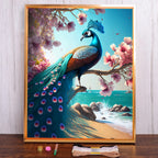 Peacock Cross Stitch Kit