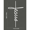 Jesus Cross Car Decal