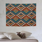 Southwestern Aztec Tapestry Wall Hanging Southwest Native American