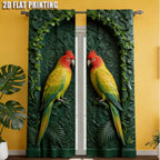 Peacock Gothic Curtains