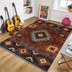 Southwest Native American Style Diamond Pattern Carpet