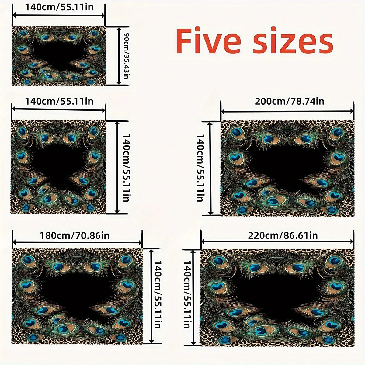 Peacock Tablecloth Decor