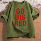 Go Big Red T Shirt Football