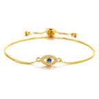 Evil Eye Gold Bracelet