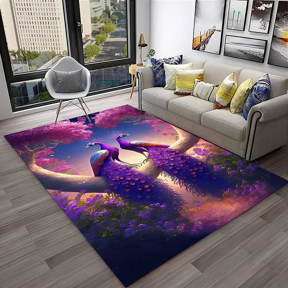 Peacock Rug Doormat