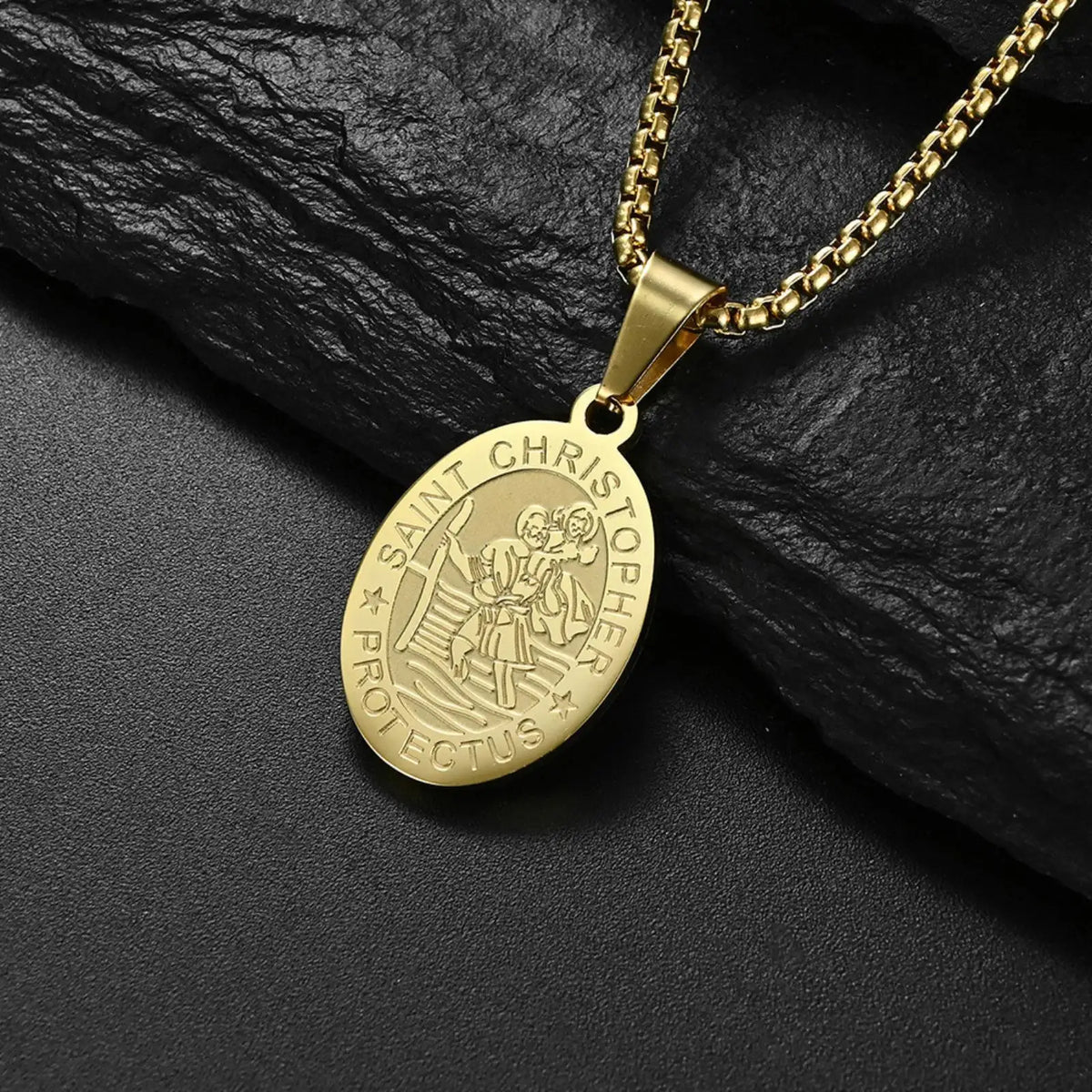 Saint Christopher Pendant Necklace – Unisex
