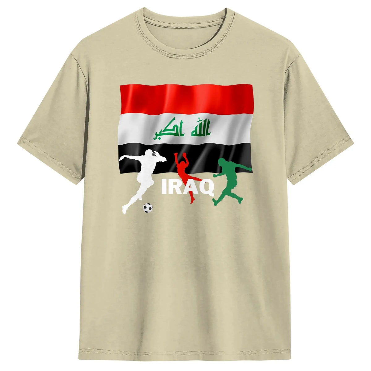 Iraq Flag Soccer T Shirt