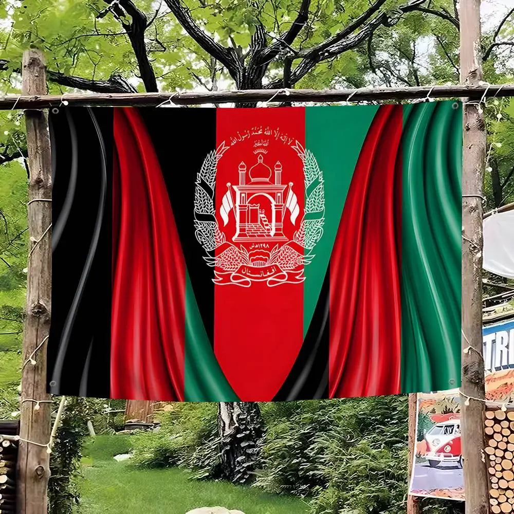 Afghanistan Creative Pattern Hanging Flag