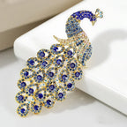 Luxury Peacock Feather Brooch