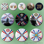 Assyrian Colossal Lamassu Flag Custom Badges