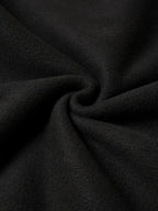 Letter-Printed Zip-Up Hoodie, Casual