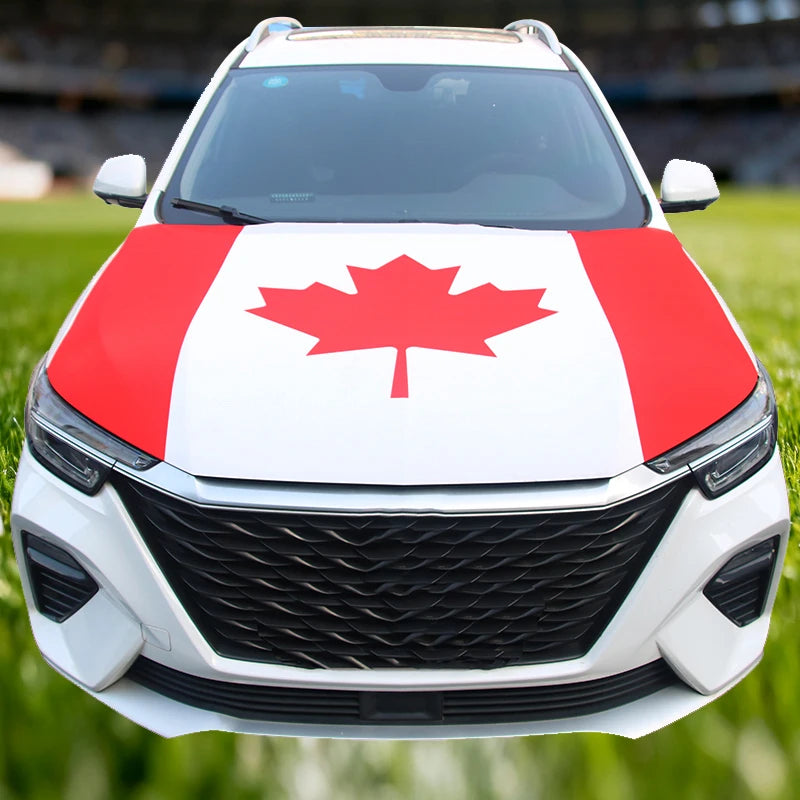 National Canada Flag Car Engine Hood