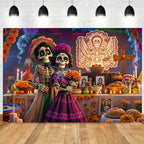 Day Of The Dead Photography Backdrop Mexican