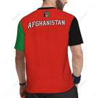 Afghanistan Flag 3D Printed Men T-Shirt For Running Bike Soccer Tennis Fitness Sports tshirt Mesh Fans T-shirt