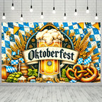 Oktoberfest theme banner 1 piece - Traditional German celebration background