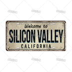 Welcome To USA City Car Plate