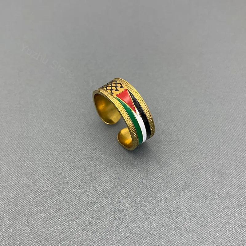 Geometric Kufiya Rings