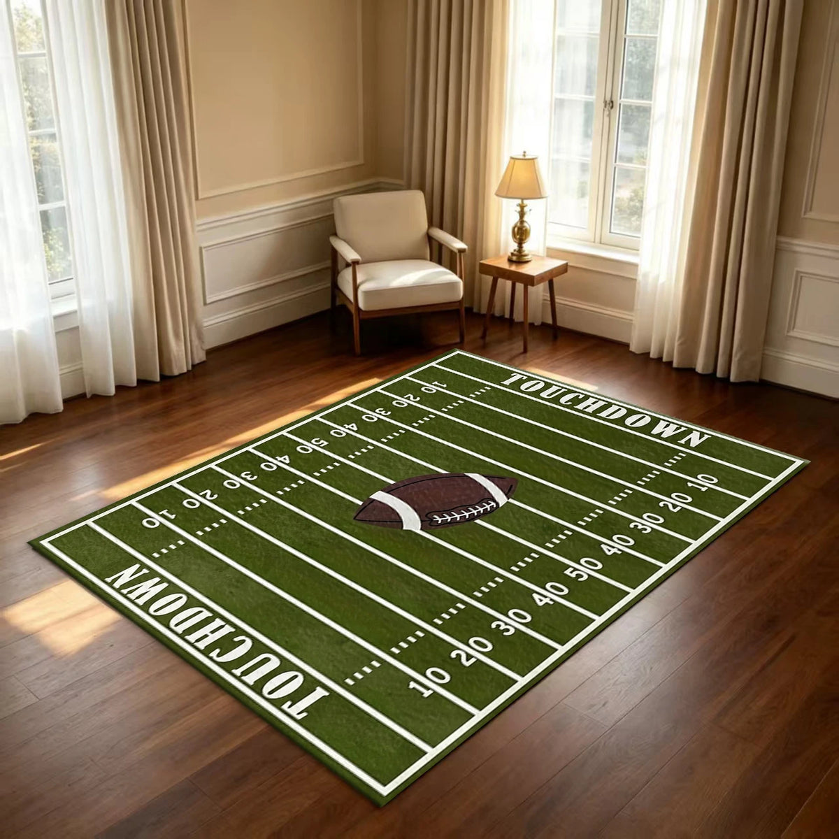 Football Field Rug