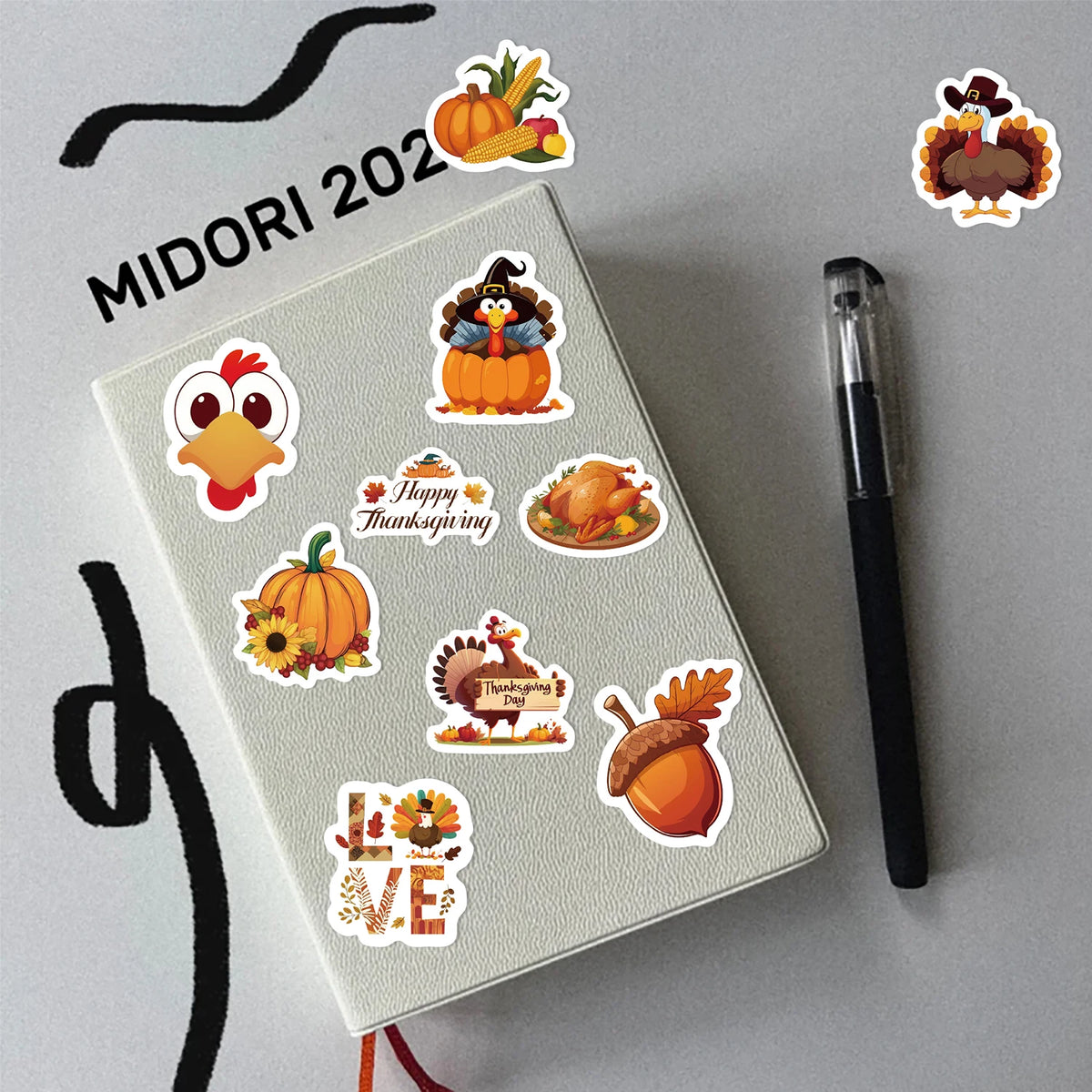 500pcs Thanksgiving Day Sticker