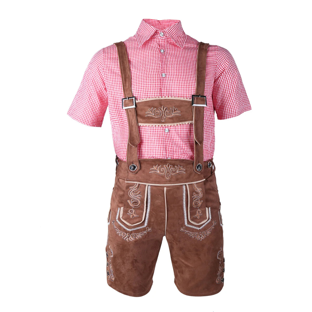 Men German Oktoberfest Lederhosen Costume