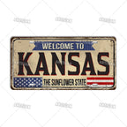 USA Landmark License Plate