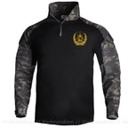 Afghan Flag Design Men's Long Sleeve Combat Uniform