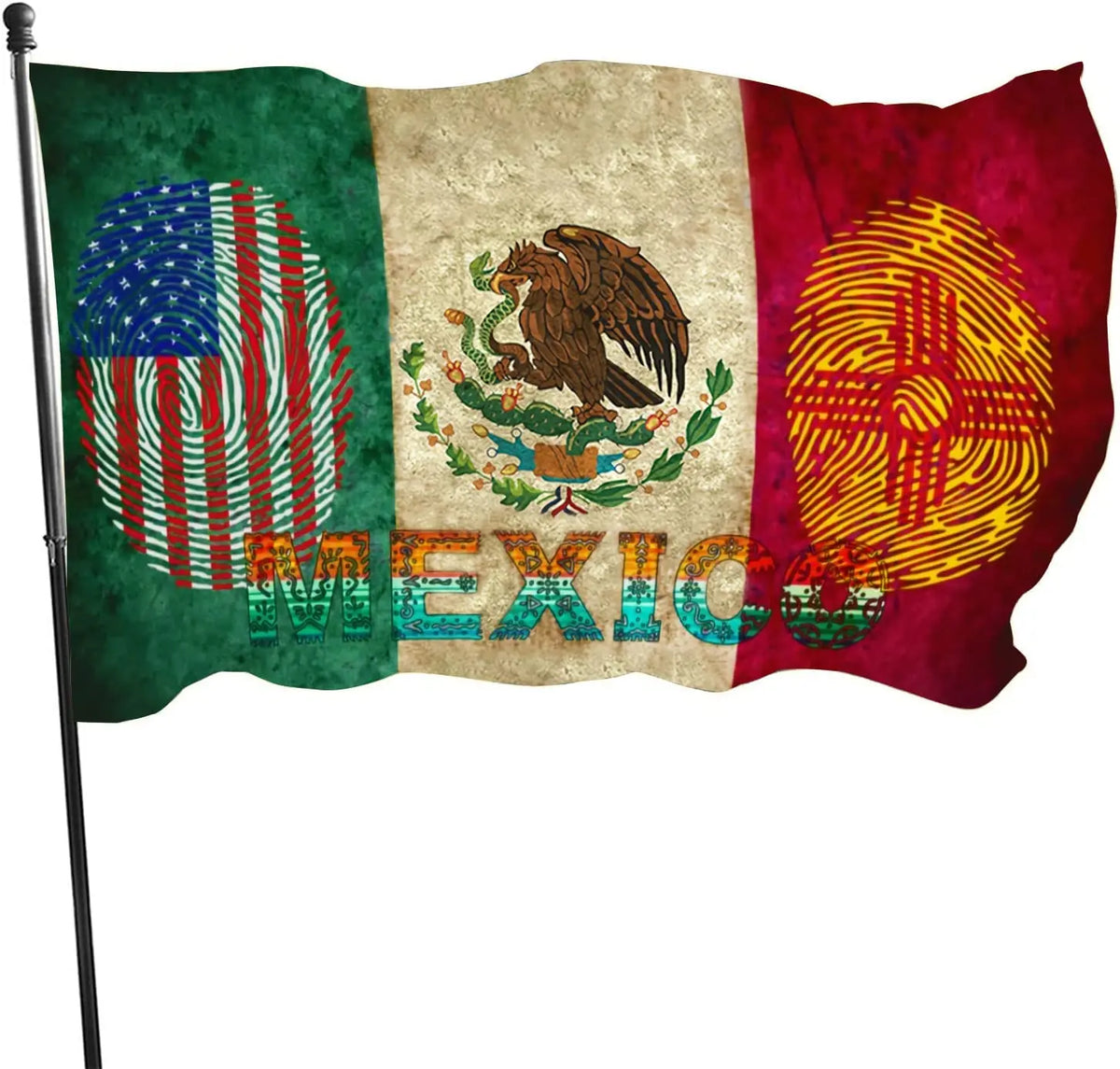 Mexico-US Friendship Flag