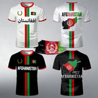 Afghanistan Style Sports football T-shirt