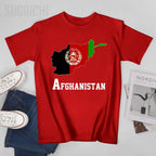 Men Afghan Country Map Tshirt