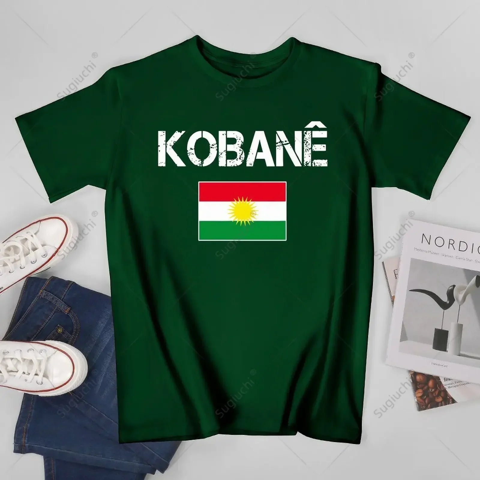 Kobane Kurdish Flag Tshirt