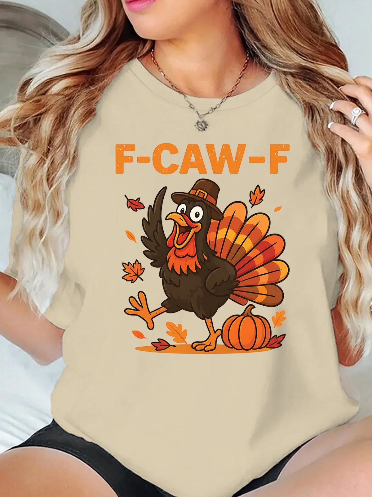 Thanksgiving Turkey Pilgrim Hat Graphic T Shirt