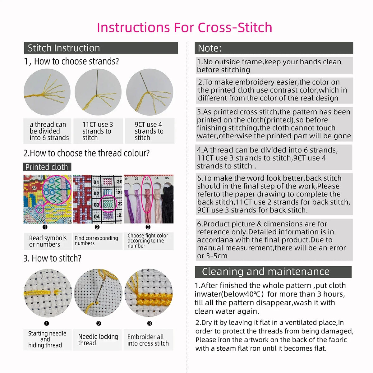 Peacock Cross Stitch Kit