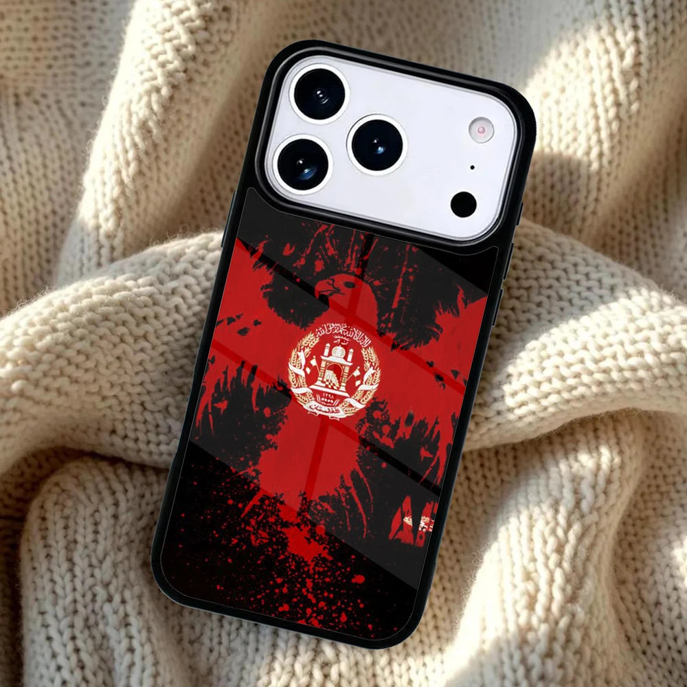 Afghan Flag Pattern Phone Case For iPhone