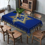 Hanukkah Tablecloth Decor