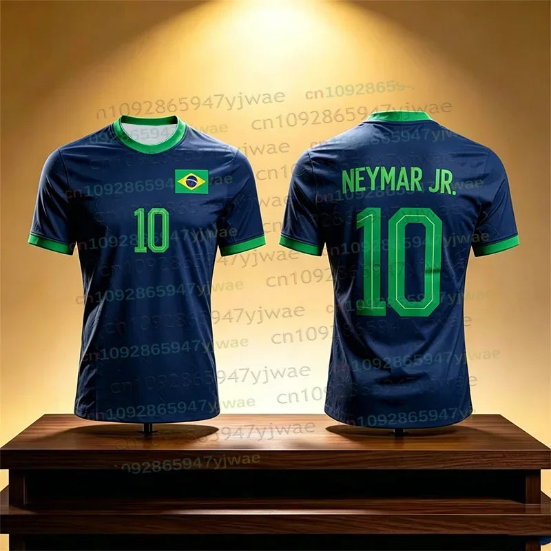 Brazil Neymar Soccer Jersey Tee