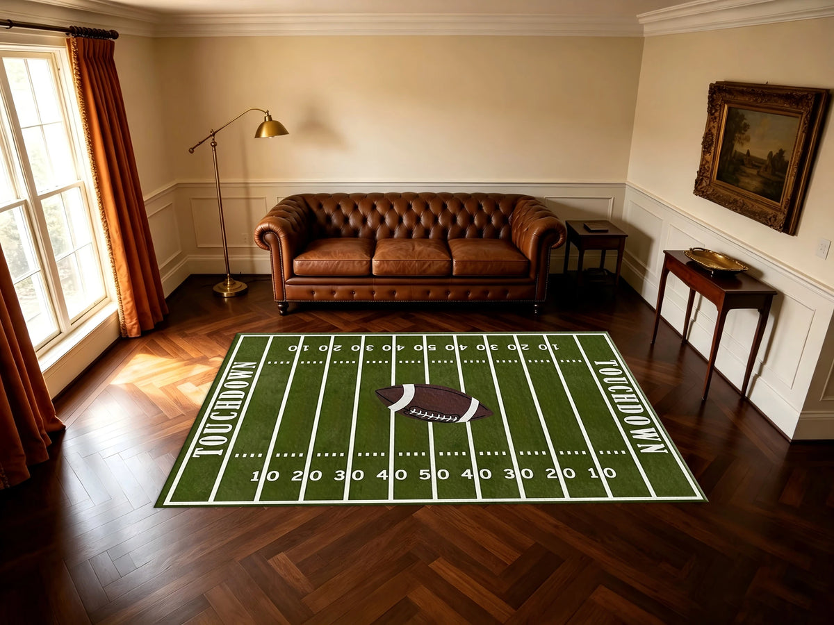 Football Field Rug