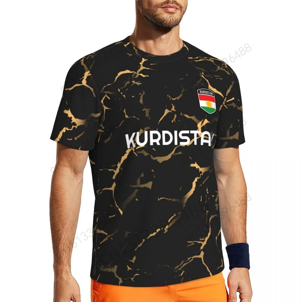 Kurdistan Flag 3D Printed T Shirt