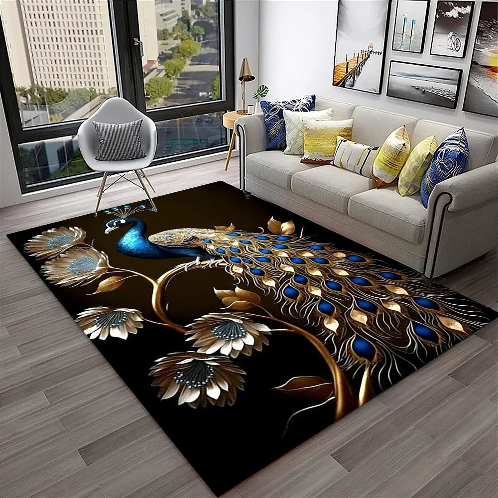 Peacock Rug Doormat